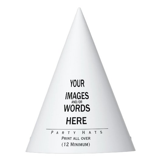 Mach es selbst - Party Hats Partyhütchen (Vorderseite)