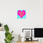 MACH ES SELBST - Poster oder Leinwand (Heimbüro)