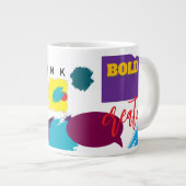 Mach es wahr! Jumbo-Tasse (Vorderseite Rechts)