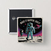 Mach es wahr, täglich button (Vorne & Hinten)