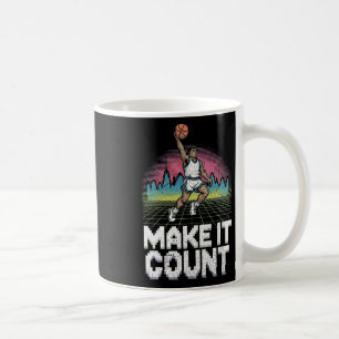 Mach es zählen 80er Style Sketll Dunk Illustration Kaffeetasse