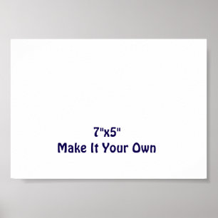 Mach es zu deinem eigenen 18x13cm poster