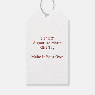 Mach es zu deinem eigenen 8,9 cm x 5 cm grauen Bin Geschenkanhänger