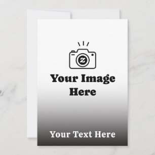 Mach es zu deinem mit Lieblingsfoto und Text Feiertagskarte