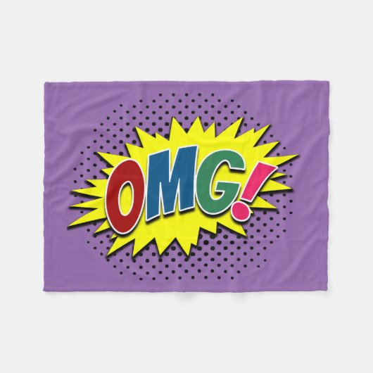 MACH! FLEECEDECKE (Vorderseite (Horizontal))