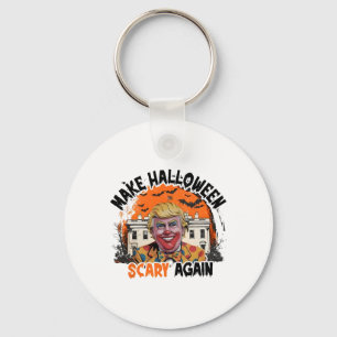 Mach Halloween wieder gruselig Trump Clown Lustig Schlüsselanhänger