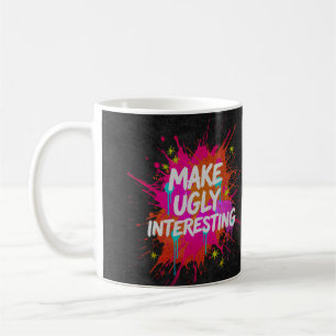 Mach Hässliches interessant Kaffeetasse