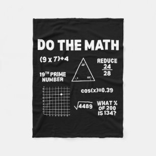 Mach Hemd Math 67 Meme Sechs Sieben Fleecedecke