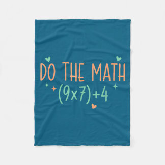 Mach Hemd Math 67 Meme Sechs Sieben Fleecedecke