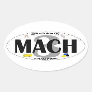 MACH HundeAgility-Titel Aufkleber