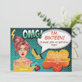 MACH! Ich bin... Kindergeburtstag. Einladung (Stehend Vorderseite)