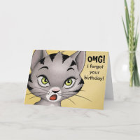 MACH! Ich habe deinen Geburtstag vergessen!