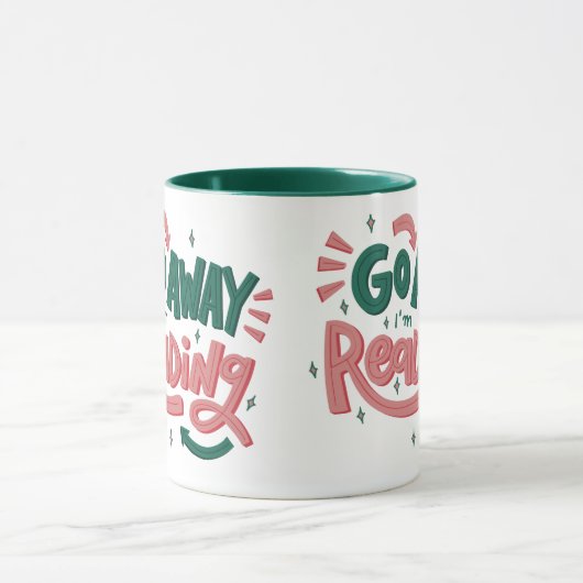 Mach, ich lese gerade Buch Lover Tasse (Zentrum)