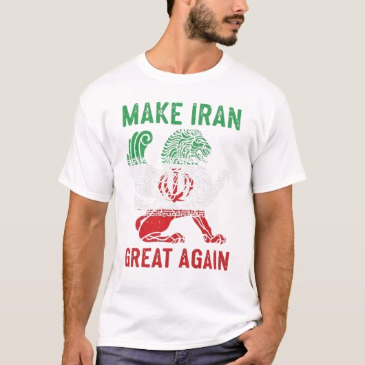 Mach Iran wieder groß Persischer Löwe Tee (Vorderseite)