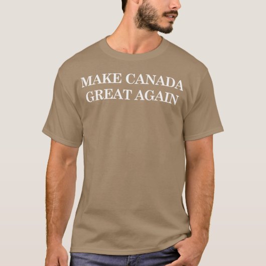 Mach Kanada wieder groß Geschenk T-Shirt (Vorderseite)