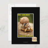 MACH! Langsam! Postkarte (Vorne/Hinten)