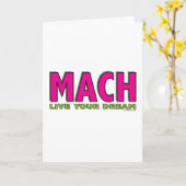 MACH leben Ihr Traum Karte (Gelbe Blume)