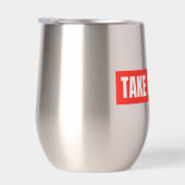 Mach mal Pause Rotblock-Stemless-Weintumbler (Rechts)