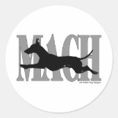 MACH Manchester Runder Aufkleber (Vorderseite)