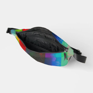Mach mehr auf Electric Starlight Glitch Digitalkun Bauchtasche