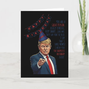 Mach meinen Geburtstag wieder groß Donald Trump Fr Karte