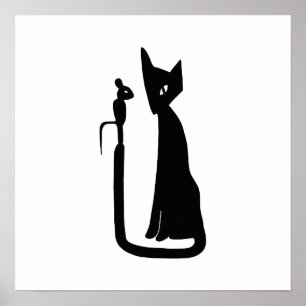 Mach meinen Tag Katze & Maus Poster