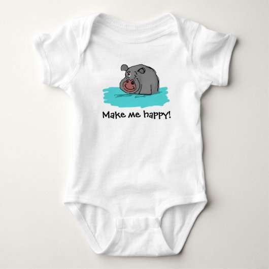 Mach mich glücklich baby strampler (Vorderseite)