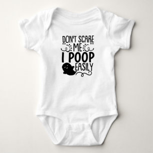 Mach mir keine Angst, dass ich leicht gekackt bin Baby Strampler