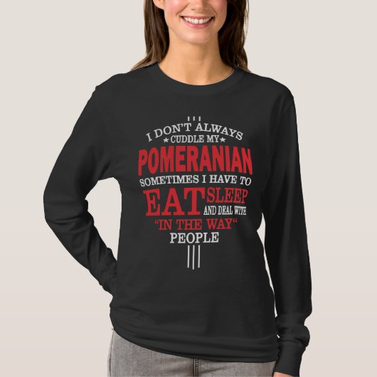 Mach mir nicht immer den Spitz zu. T-Shirt (Vorderseite)