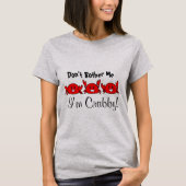 Mach mir nichts aus, ich bin Crabby! Happy Red Cra T-Shirt (Vorderseite)