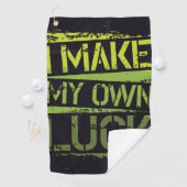 "Mach mir selbst ein Glück" Golf-Handtuch Golfhandtuch (Insitu)