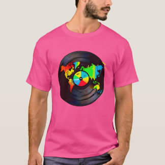 Mach Musik Nicht Krieg Musikliebhaber Vinyl Schall T-Shirt