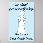 Mach schon, drücke dich selbst. Ich bin zutiefst g Poster (Vorne)