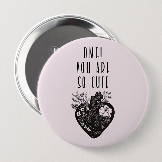 MACH! Sie sind so niedlich - Abzeichen Button (Vorne & Hinten)