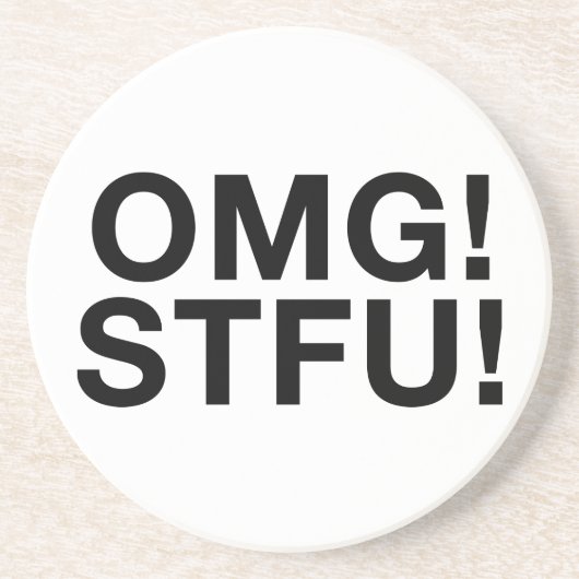 MACH! STFU! GETRÄNKEUNTERSETZER (Vorne)