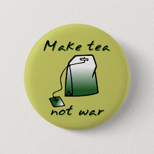 Mach Tee statt Krieg Lustiger Knopf Abzeichen Humo Button