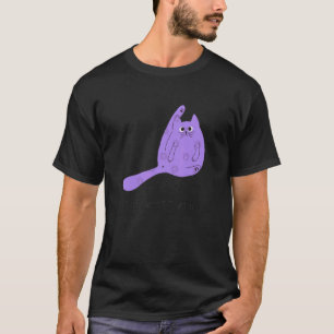 Mach Was Ich Will Schwarze Katze Roter Becher Graf T-Shirt
