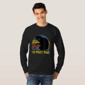 Mach Was Ich Will Schwarze Katze Roter Becher Graf T-Shirt (Vorne ganz)