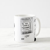 Mach weiter - ein Mieter! Kaffeetasse (VorderseiteRechts)