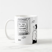 Mach weiter - ein Mieter! Kaffeetasse (Links)