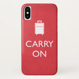MACH WEITER - Gepäck - Lustiges Rot Case-Mate iPhone Hülle