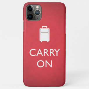MACH WEITER - Gepäck - Lustiges Rot Case-Mate iPhone Hülle