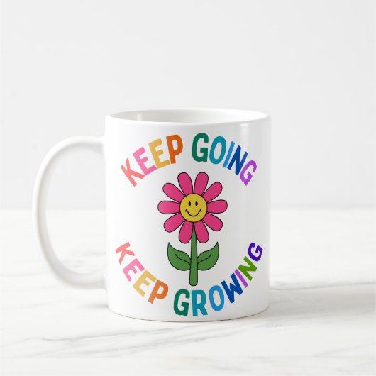 MACH WEITER WACHS WEITER KAFFEETASSE (Links)