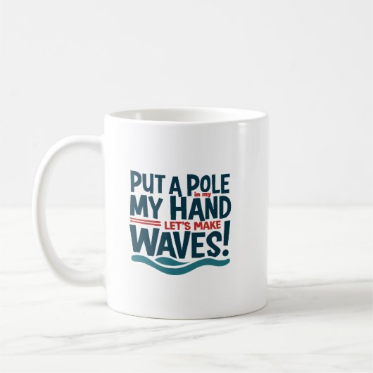 Mach Wellen mit Stil Kaffeetasse (Links)