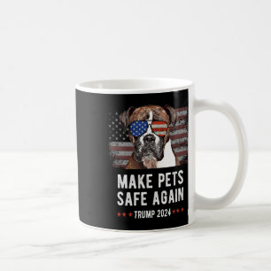 Mach wieder Haustiere Sicher Boxer Hund Trump  Kaffeetasse