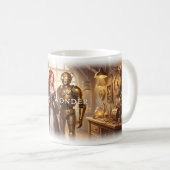 ⚙️ Mach Wunder Steampunk-Werkstatt-Mug Kaffeetasse (VorderseiteRechts)