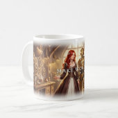 ⚙️ Mach Wunder Steampunk-Werkstatt-Mug Kaffeetasse (Vorderseite Links)