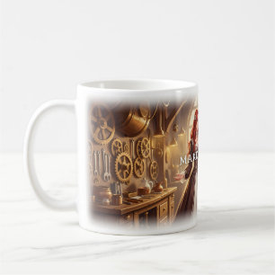 ⚙️ Mach Wunder Steampunk-Werkstatt-Mug Kaffeetasse