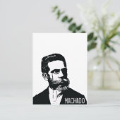 Machado de Assis Postkarte (Stehend Vorderseite)