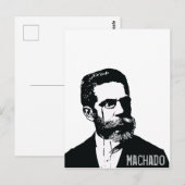 Machado de Assis Postkarte (Vorne/Hinten)
